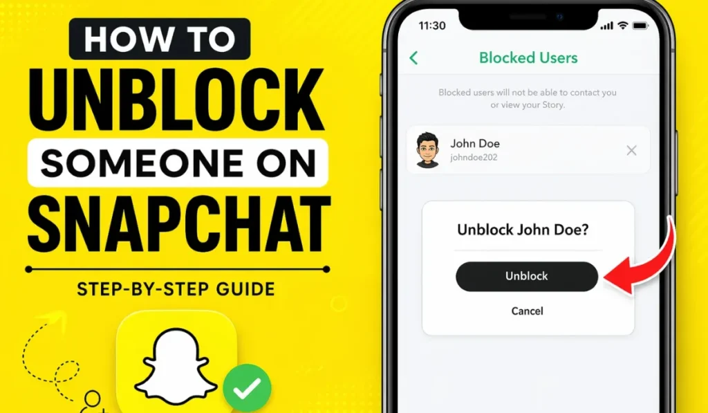 How to unblock someone on Snapchat step-by-step guide