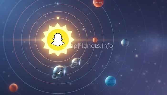 Multiple Mercury Friends Snapchat and Friend Solar System guide