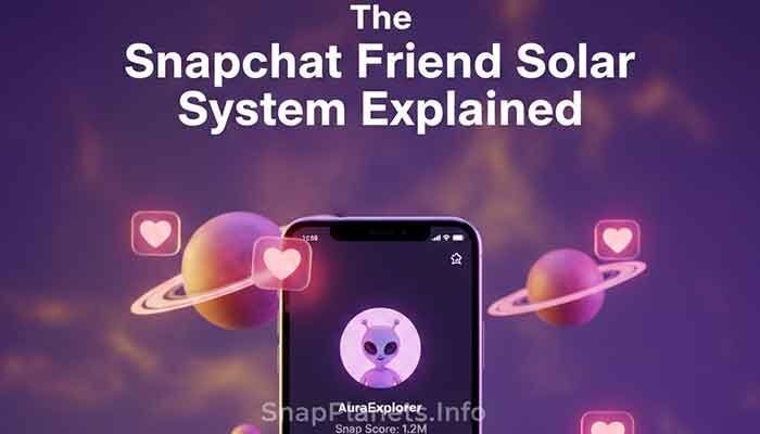 Snapchat planet hearts meaning and Friend Solar System guide