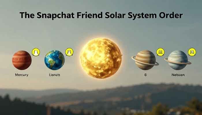 Snapchat Friend Solar System planet ranking guide