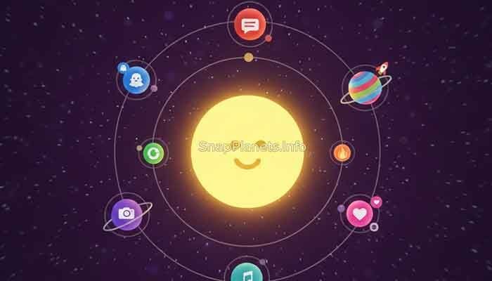 Snapchat Solar System Sun and Friend Solar System guide