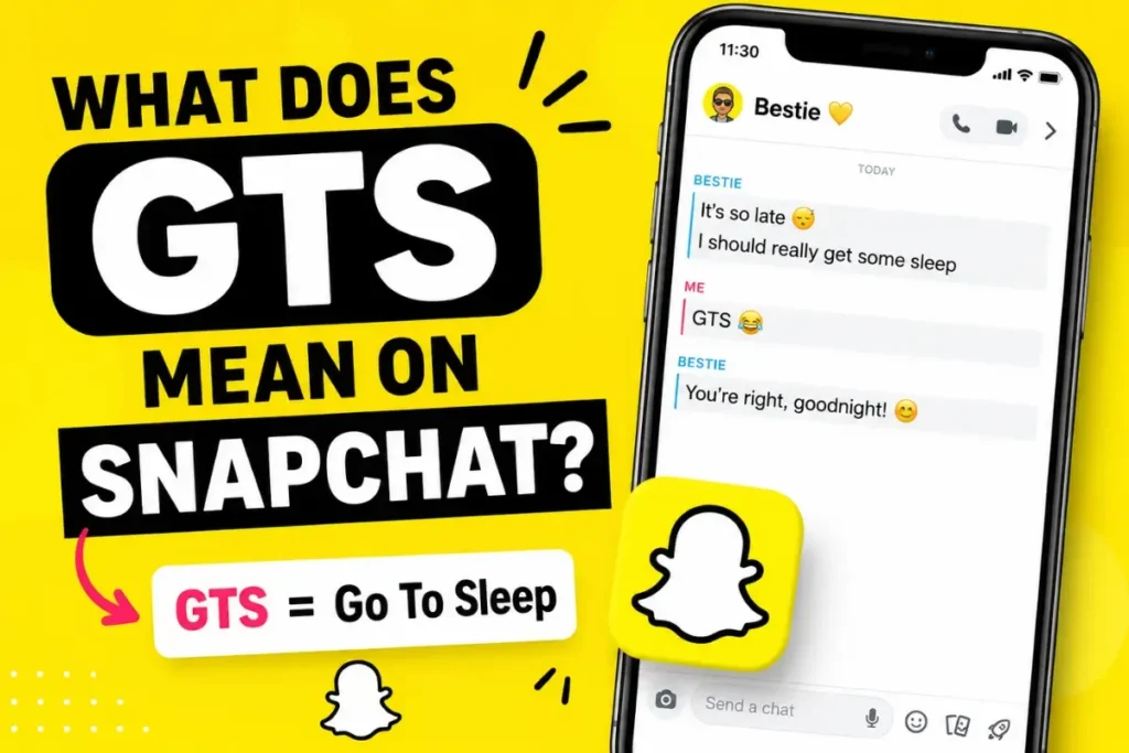 GTS meaning on Snapchat guide with examples