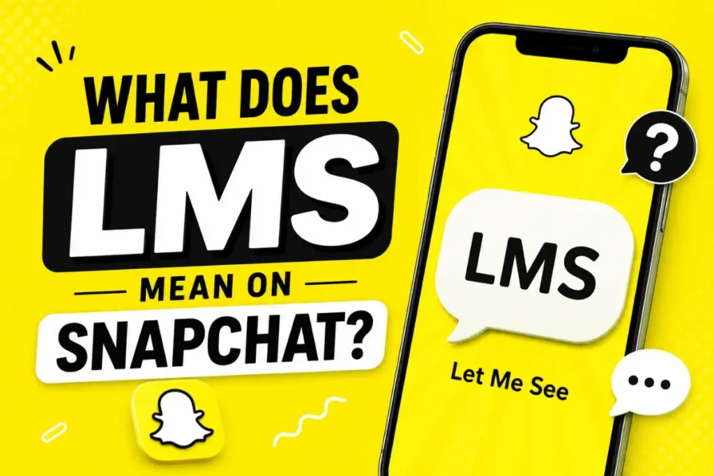 LMS meaning on Snapchat guide with examples